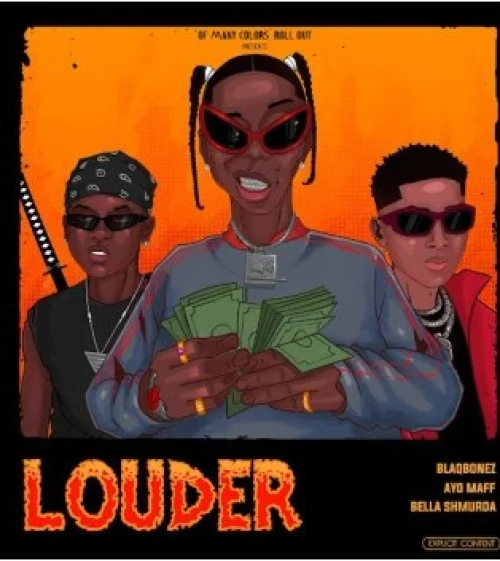 Blaqbonez - Louder (Remix) (feat. Bella Shmurda & Ayo Maff)